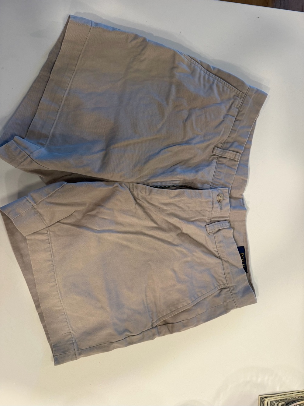 Ralph Lauren Khaki Flat-Front Men's Shorts